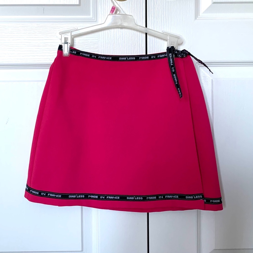 Vintage Diab’less Hot Pink Mini Skirt